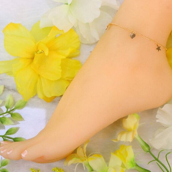 "Minimalist Anklet, Sleek & Modern Design, Women’s Fashion, YC110238-A - Picture 10 of 10